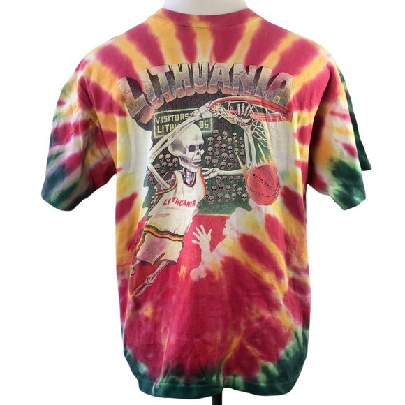 Other - Vintage 1992 The Grateful Dead Lithuania T Shirt XL Tie Dye Basketball Olympic